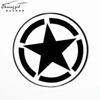 car stickers five pointed star pentagram military army creative decoration decals fuel tank cap vinyls auto tuning styling
