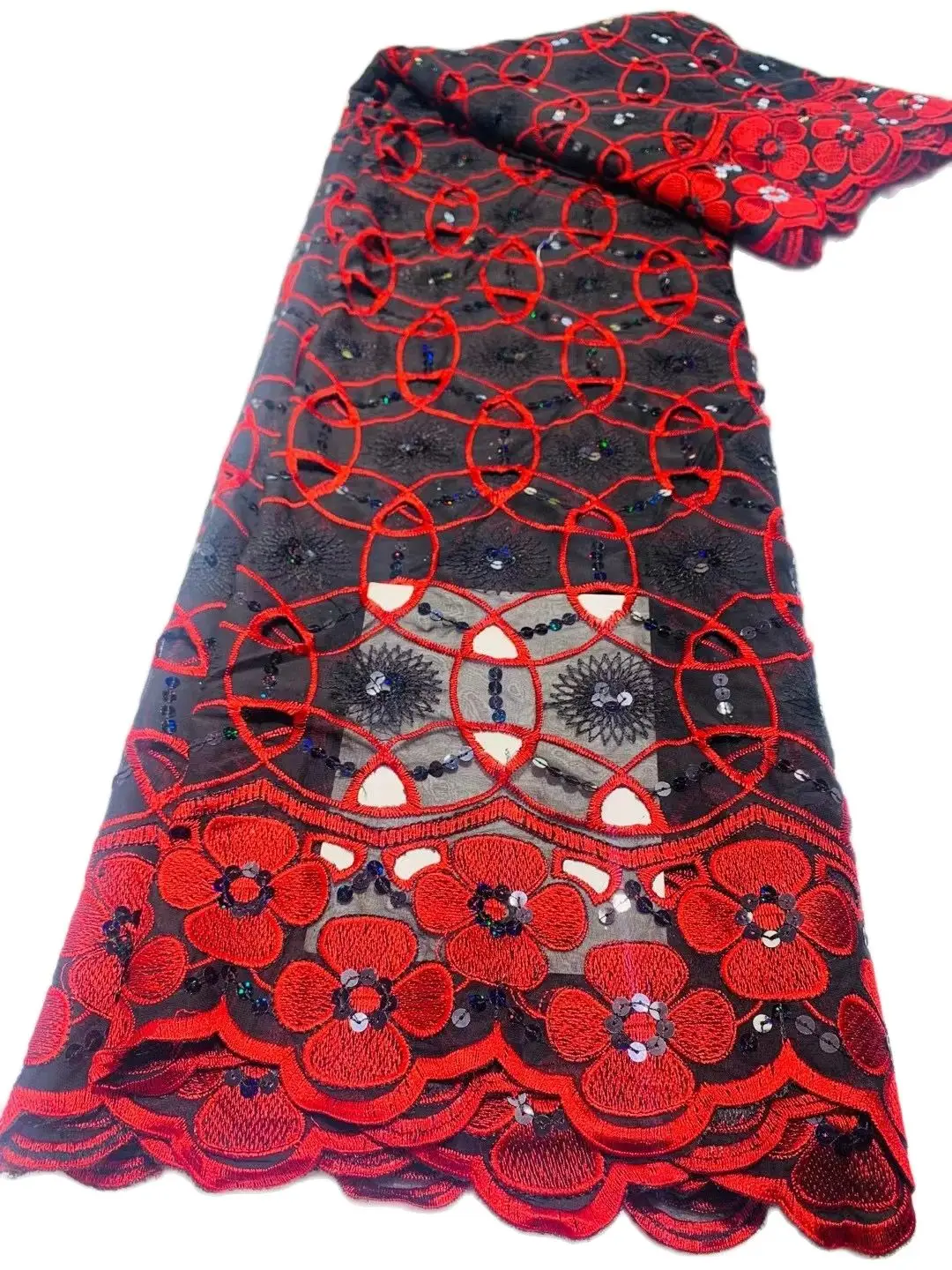 

2022 африканская французская сетчатая ткань, новый дизайн, нигерийская Свадебная Женская Тюлевая кружевная ткань высокого качества с 3D вышив...