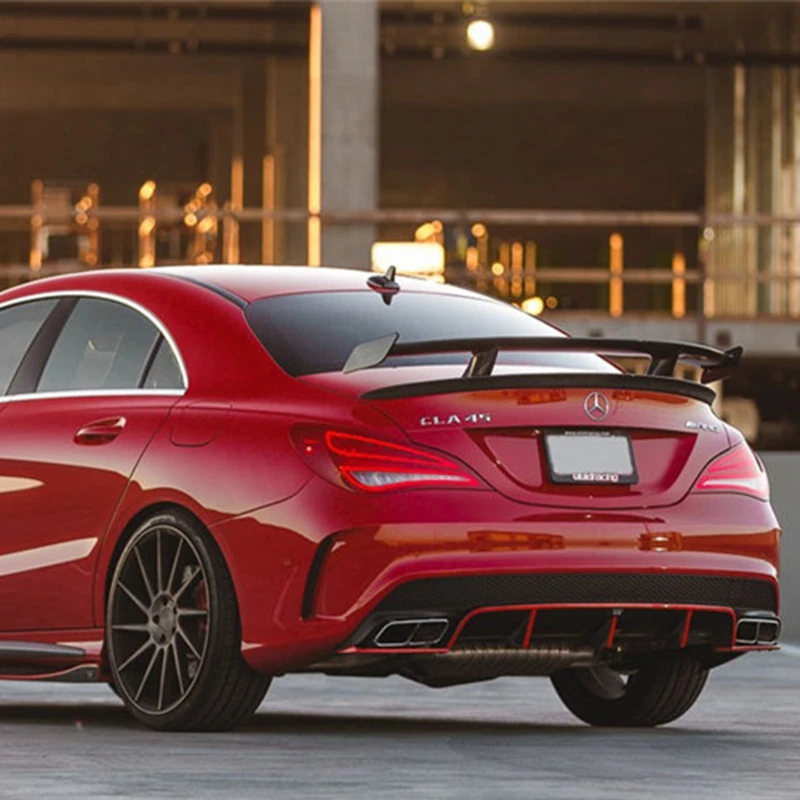 GT Спойлер крышка крыла для Mercedes Benz CLA CLASS W117 CLA45 задний спойлер багажника из