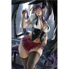 Плакаты на заказ с изображением павшей ангела, королевы химеджимы Акино, девушки-ведьмы из японского аниме, картины на холсте для гостиной