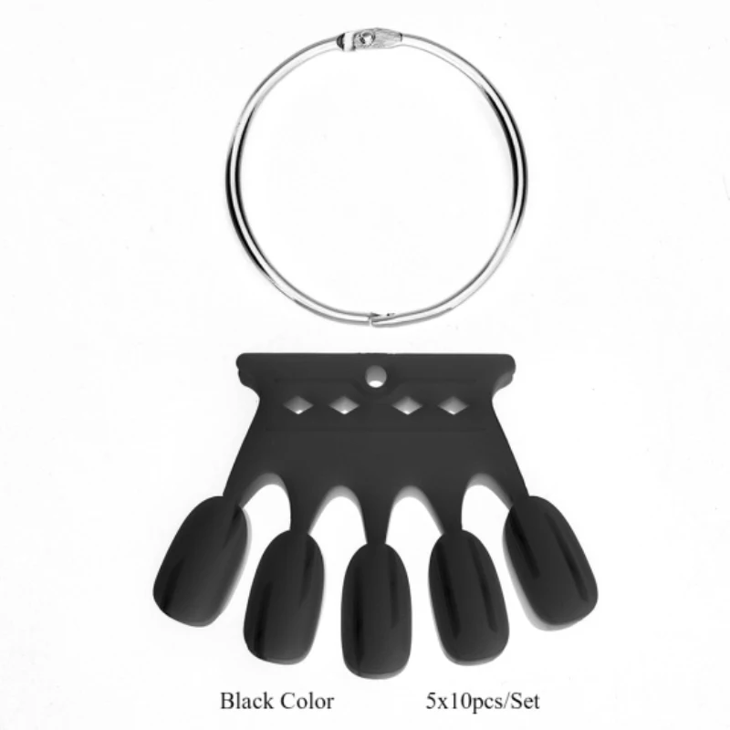 10 шт. накладные Типсы Практика доска Гель лак для нейл арта Лаки Цвет карты