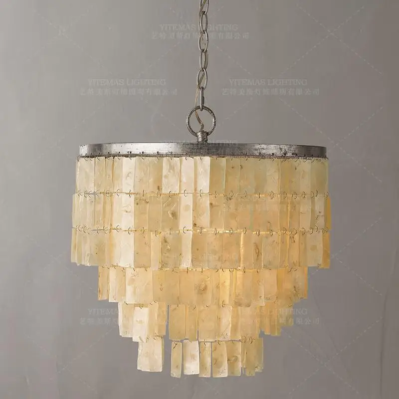 Маленькая люстра в форме морской раковины европейская итальянская муранская