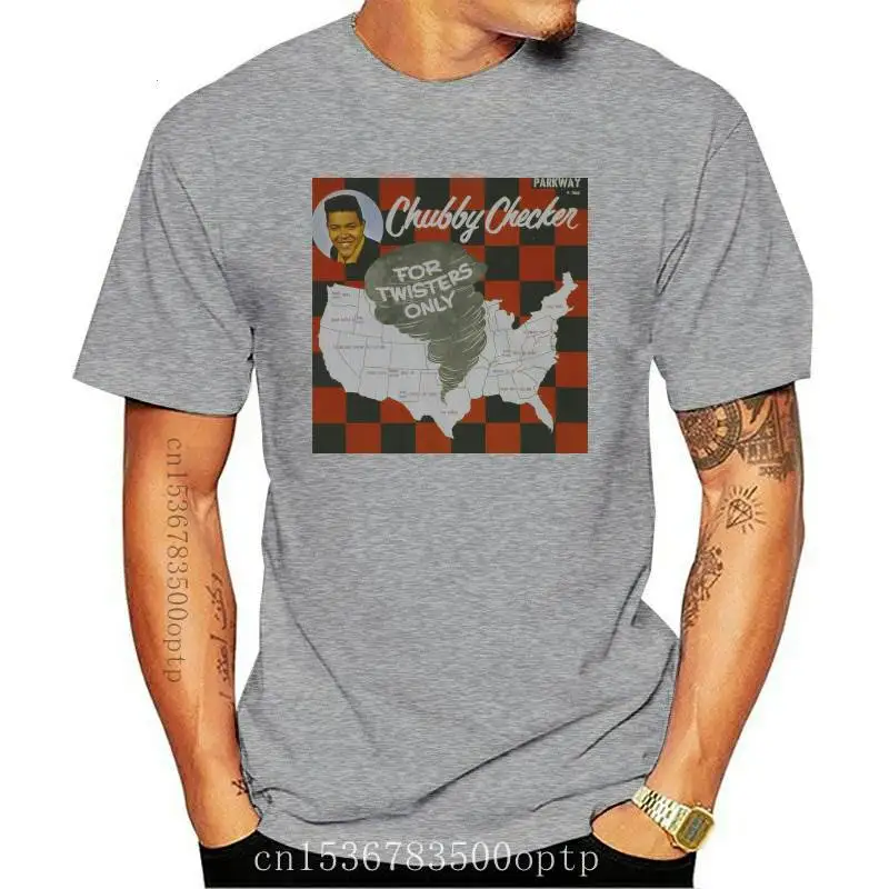 

New Chubby Checker T-Shirt For Twisters Only Vinyl Album Cover Art The Twist Dance
