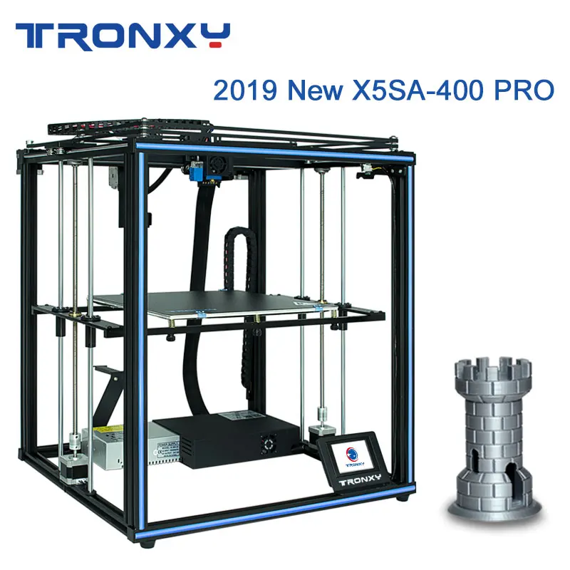 X5SA 3d принтер CoreXY DIY Kit Большой размер печати X5SA PRO/X5SA-400 PRO/X5SA-500 PRO TRONXY Многофункциональный 3D-принтер 24 В версия - Цвет: X5SA-400 PRO