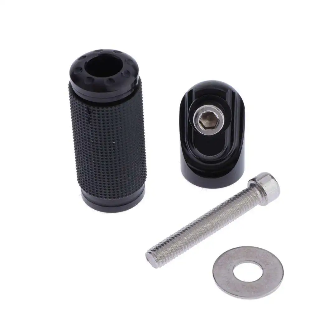 

Сменная подставка для ног с выдвижной ножкой для мотоцикла Harley FXD 1991-17 (черная)