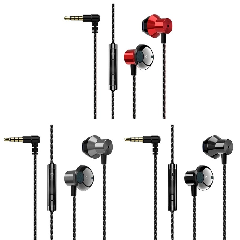 3.5mm Phone Headset Smart Magic Sound Round Jack Noise Cancelling Volume Control In-ear Sports Earbuds Stereo | Электроника