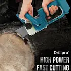 2000 Вт 8-дюймовая Беспроводная бензопила, бесщеточная электрическая пила, кронштейн для деревообработки, резак, обрезные инструменты для Makita, батарея 18 в