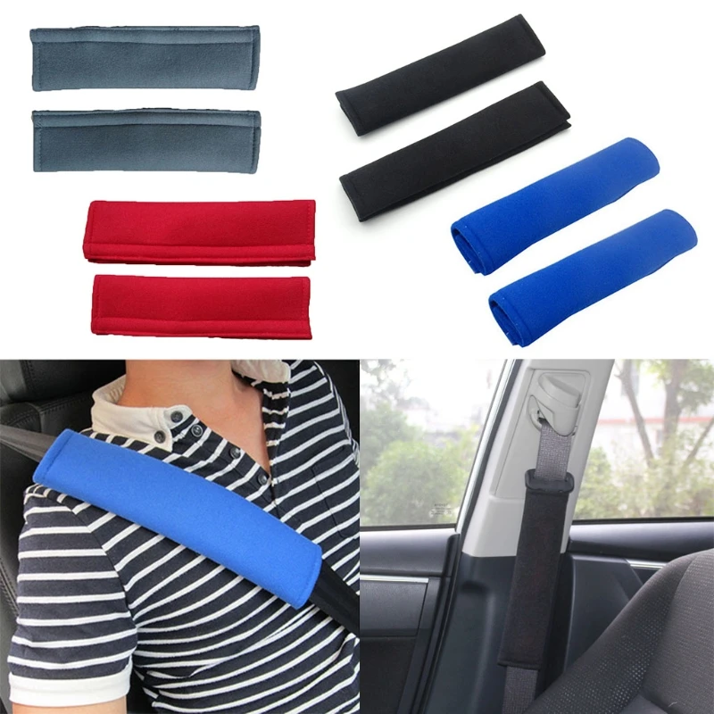 

2 шт./компл. ребенка безопасности автомобиля плюшевые крышка сиденье ремень на плечо защитные чехлы Удобная упряжь рукава