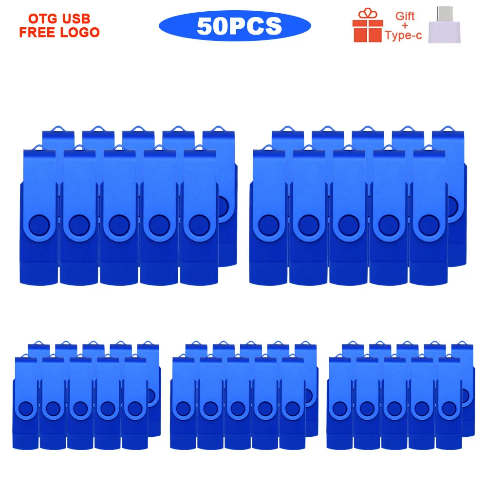 

50pcs/lot usb flash drive External Storage OTG 3 in 1 type-c Pen Drive 128GB 64GB 32GB USB2.0 Pendrive USB Flash Drive free logo