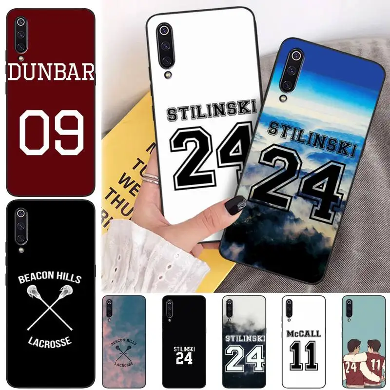 

TeenWolf Stilinski 24 Phone Case For Funda Xiaomi Redmi Mi Note 7 8 8t 9 9s 9a 10 10t Pro Ultra Cover Coque Silicone