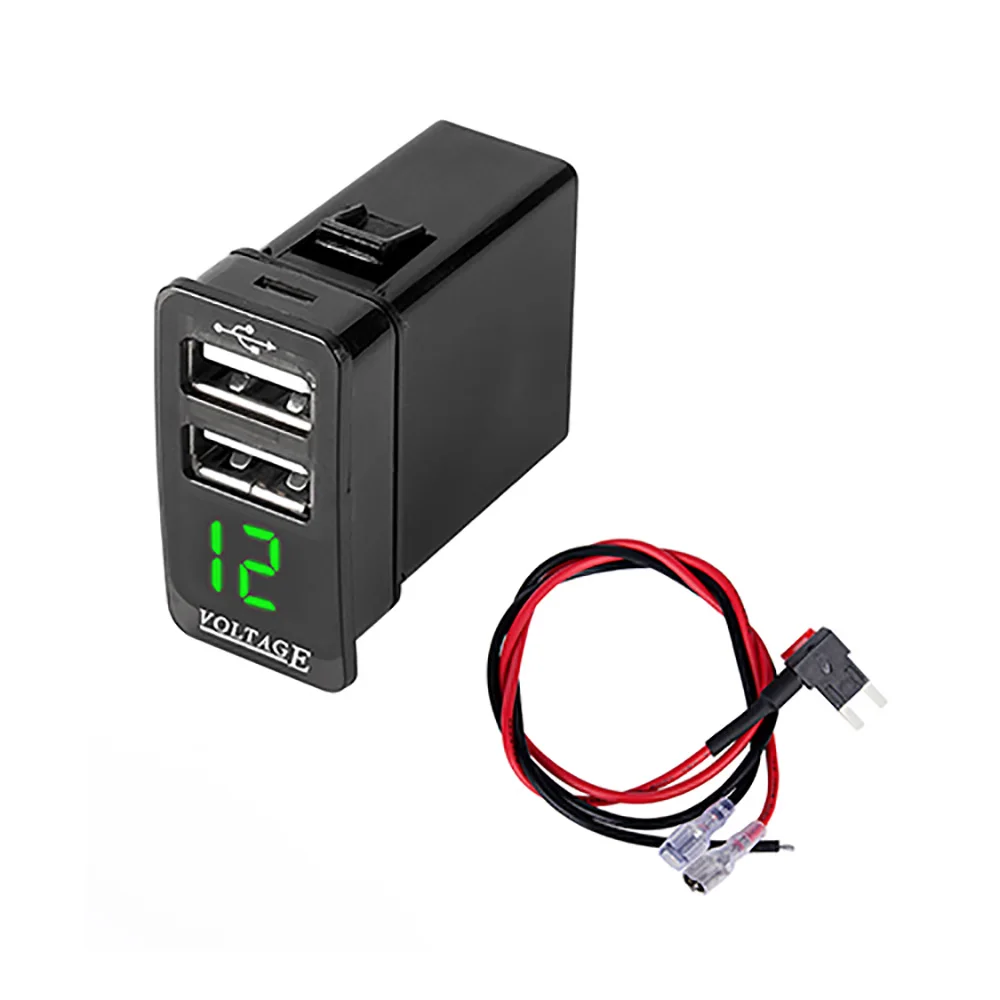 

Автомобильное зарядное устройство с двумя USB-портами, 12 В/А
