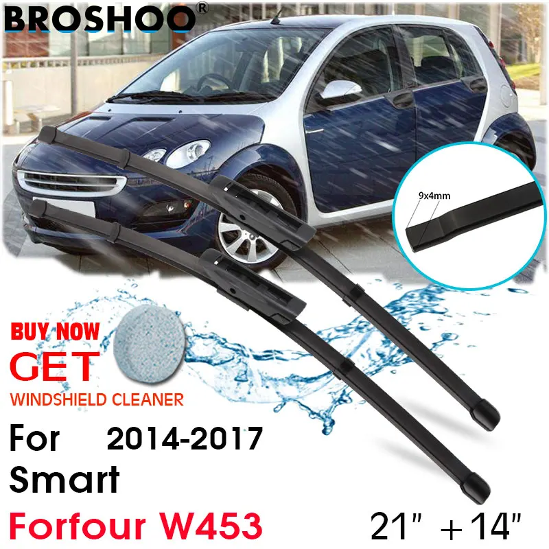 

Автомобильный стеклоочиститель лобовое стекло стеклоочистители автомобильные аксессуары для Smart Forfour W453 21 ''+ 14'' 2014-2017