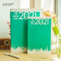 litzy 2021 monthly planner notebook journal a5 b5 clock in schedule diy office 18 month plan diary notepad school supplies
