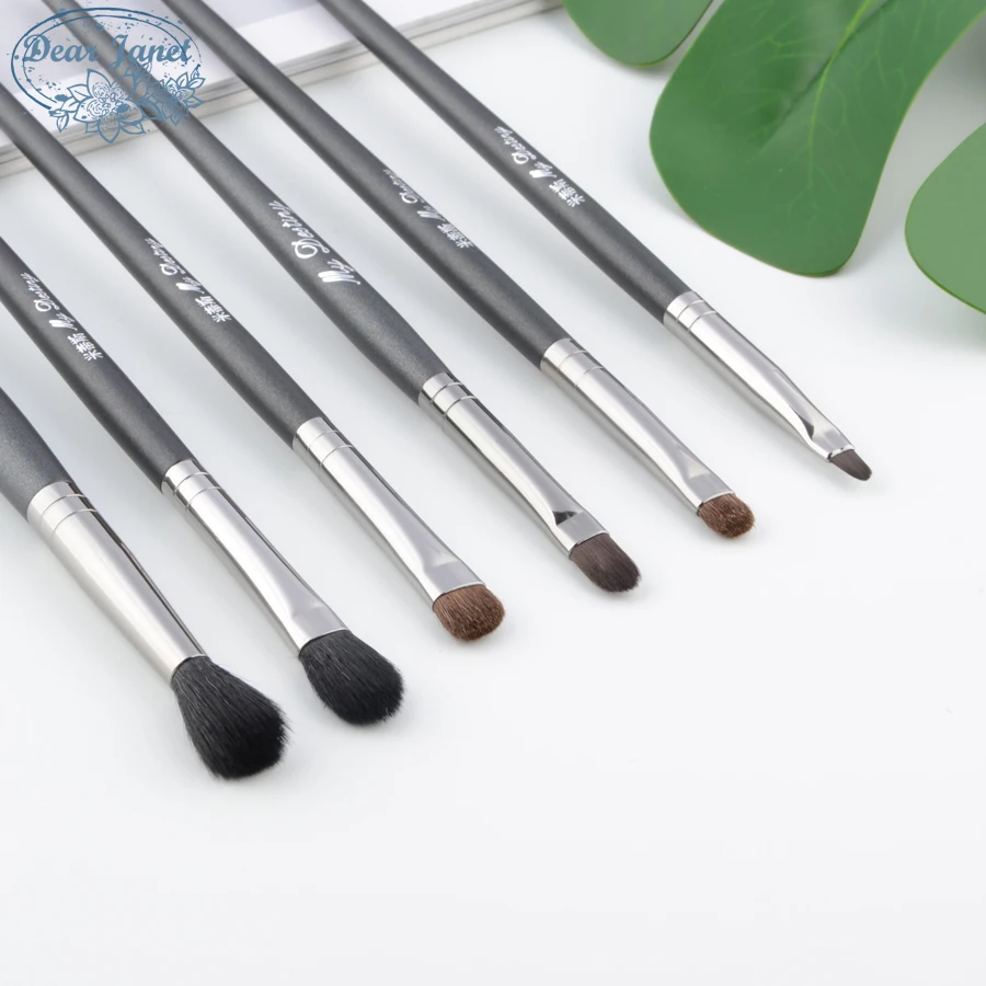 6 шт./компл. Профессиональные кисти для макияжа глаз набор контурных теней век