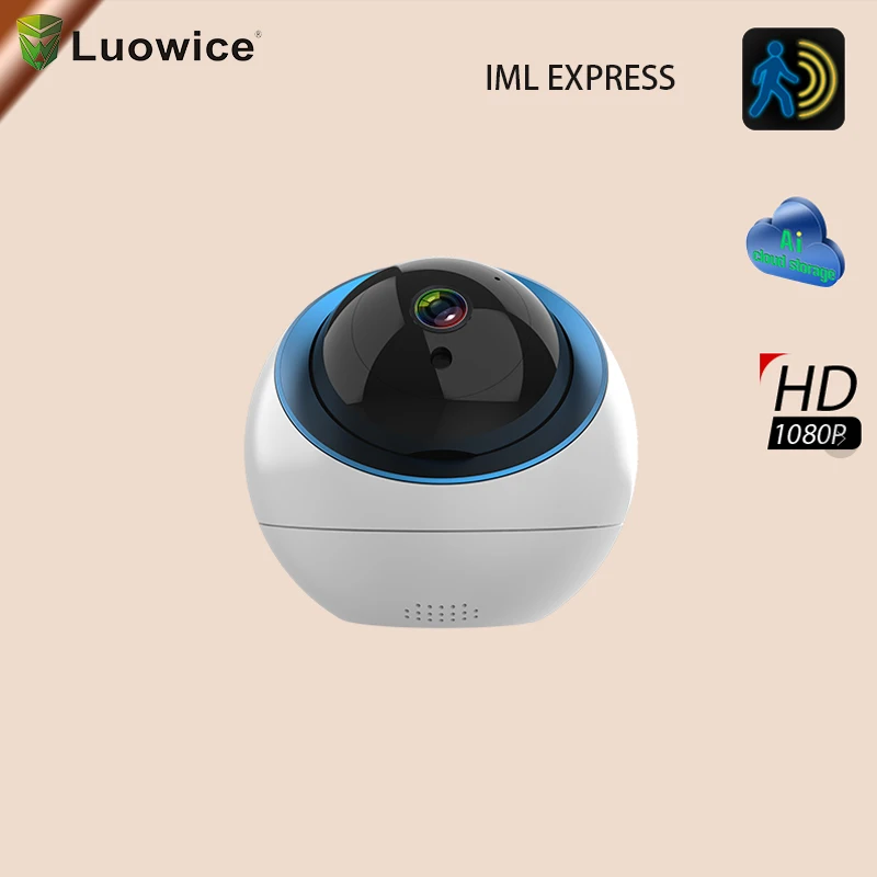 Купольная IP-камера LUOWICE 1080P беспроводная Wi-Fi | Безопасность и защита