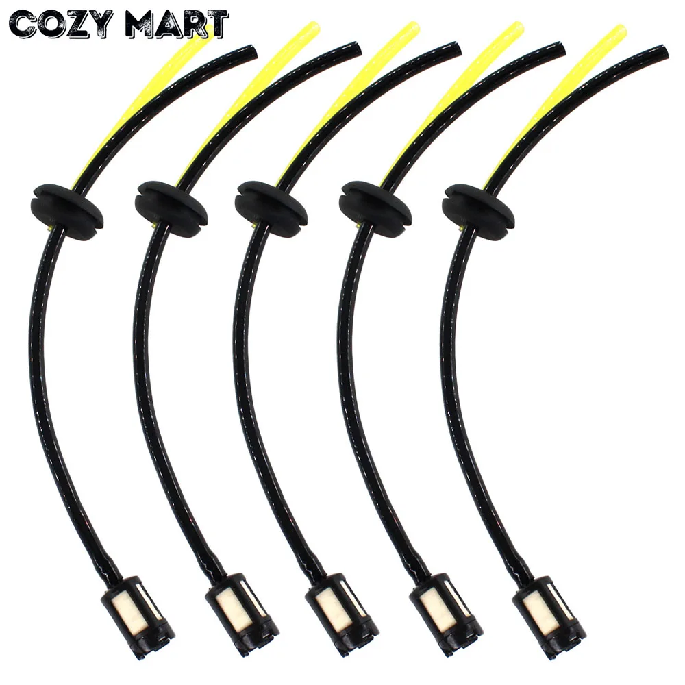 5 комплектов топливный шланг Труба и фильтр комплект для 43cc 52cc 40 44 CG430 CG520 2 тактный