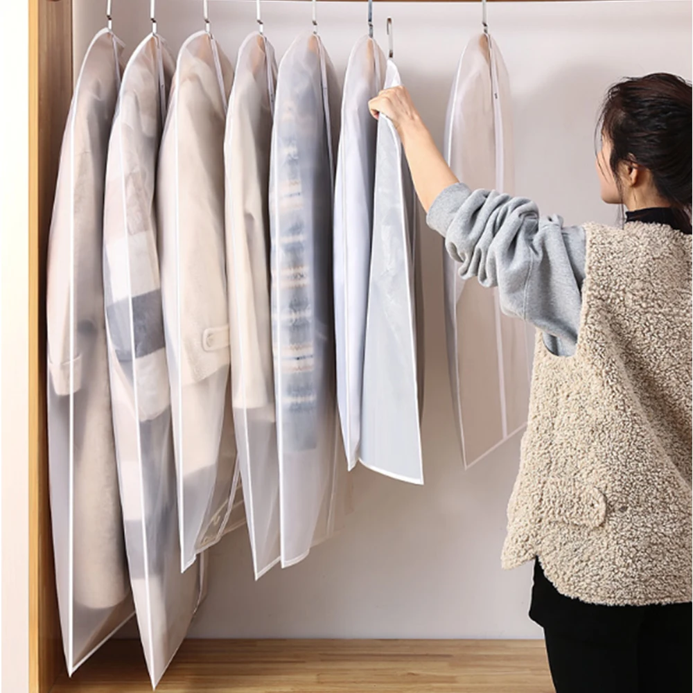 5 шт./компл. Портативный вешалка для одежды костюм с платьем пальто Пылезащитный