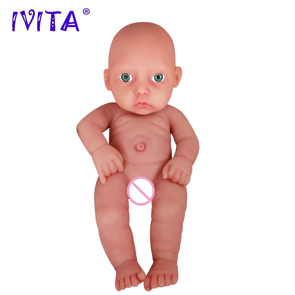 IVITA WB1504, 11 дюймов(28 см), 0,85 кг, для мальчиков, глаза, открываются, высокое качество, куклы Reborn Alive, на все тело, силиконовые детские игрушки