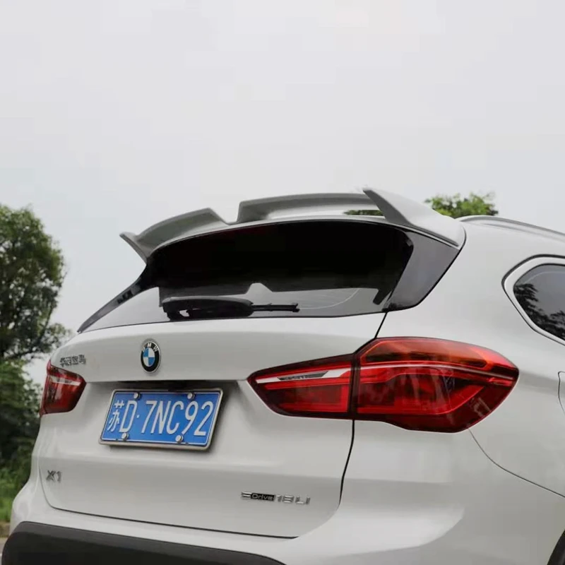 Задний спойлер для BMW X1 2016 2017 2018 задний из АБС материала на крышу багажника новый