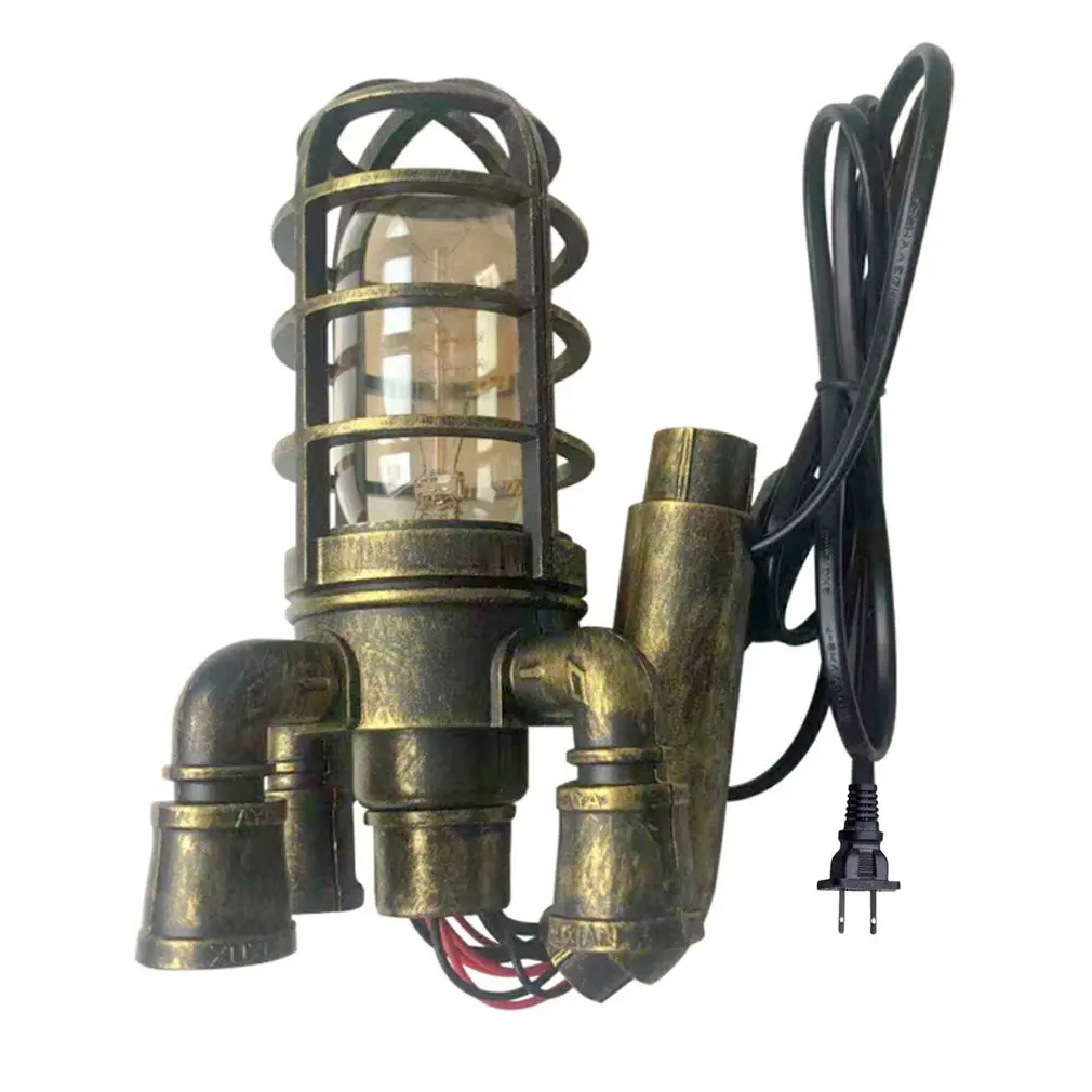 

Steampunk Rocket Lamp Exclusively For American Industrial Retro Style Steampunk Rocket Table Lamp Decoration