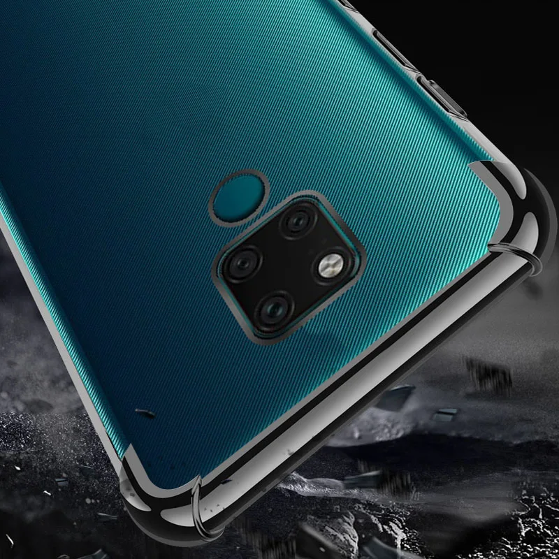 Синий цвет для huawei mate 20X5G Чехол подушки безопасности буфера полная защита чехол для huawei mate 20 X TPU задняя крышка mate 20x