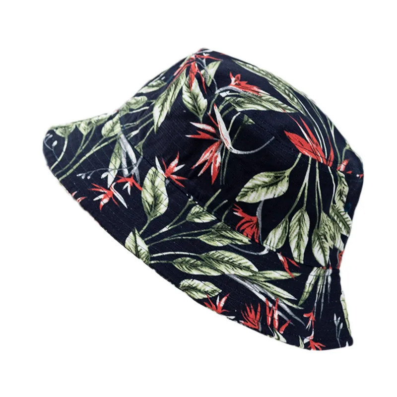 Female Spring Summer Outdoor Couple Leisure Sun Hat Fisherman Hat Bob Panama All-Match Personality Printing Pattern Basin Hat Ma
