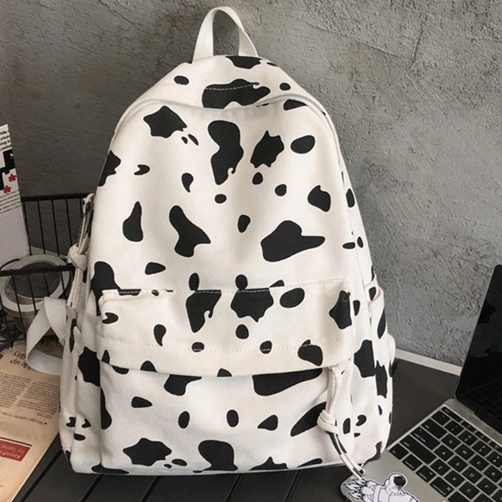 Повседневный вместительный женский рюкзак милый холщовый дорожный школьный