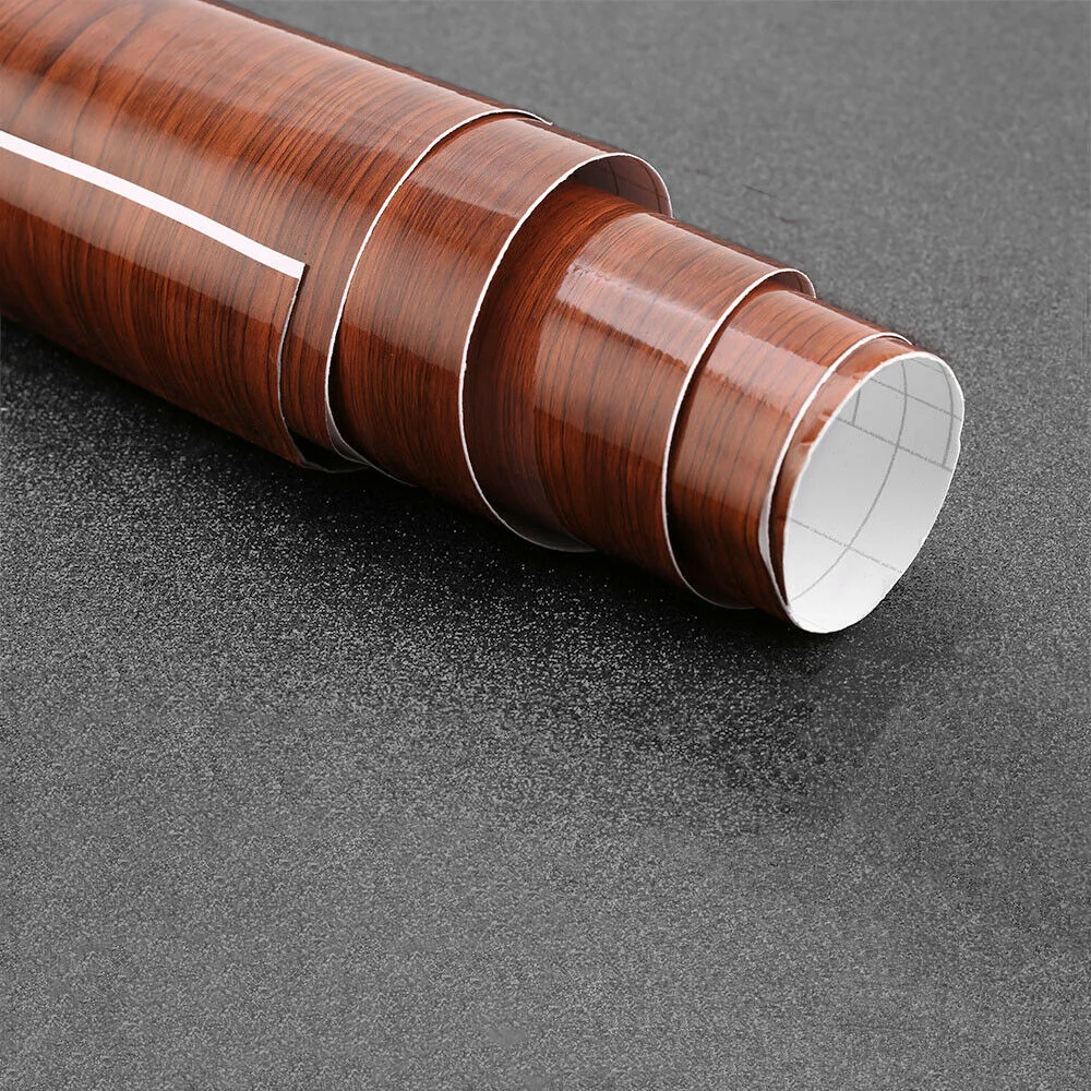 

Sheet Car Sticker Waterproof Wood Grain Wrap DIY Film Interior Accessories