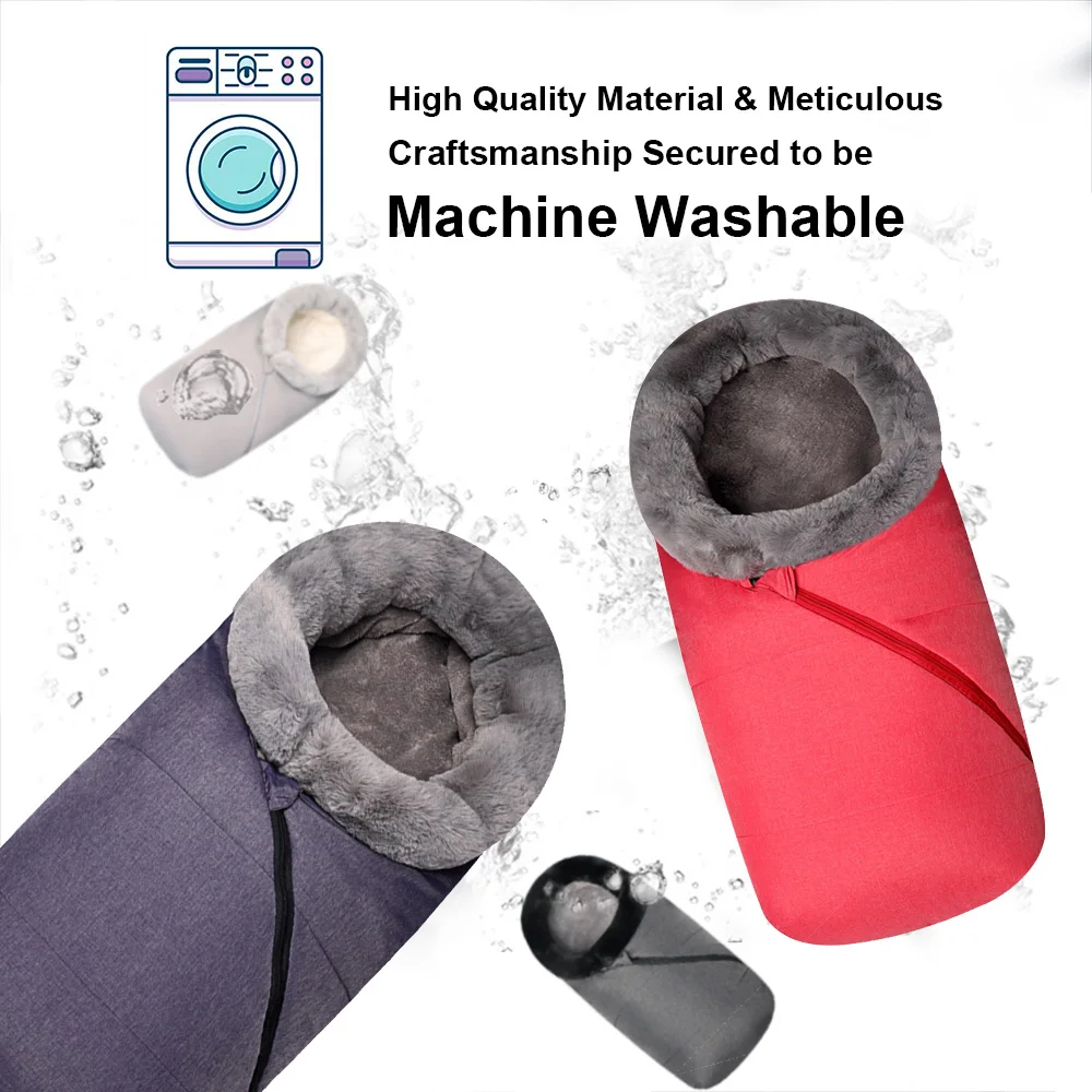 Детские спальные мешки зимний конверт в коляске для новорожденных кокон