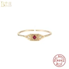 BOAKO модные минималистичные сапоги 925 стерлингового серебра Открытые Кольца для женщин простой Золотое кольцо Обручальные кольца палец, хорошее ювелирное изделие, подарки для девочек