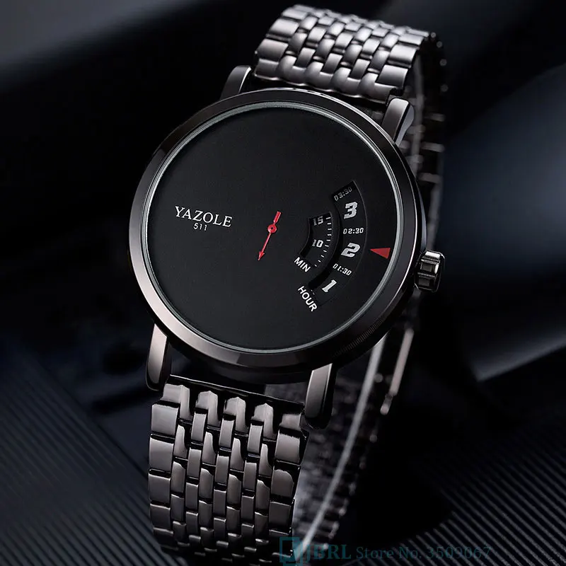 Новый кварцевые часы Для мужчин от топ бренда роскошные классические наручные