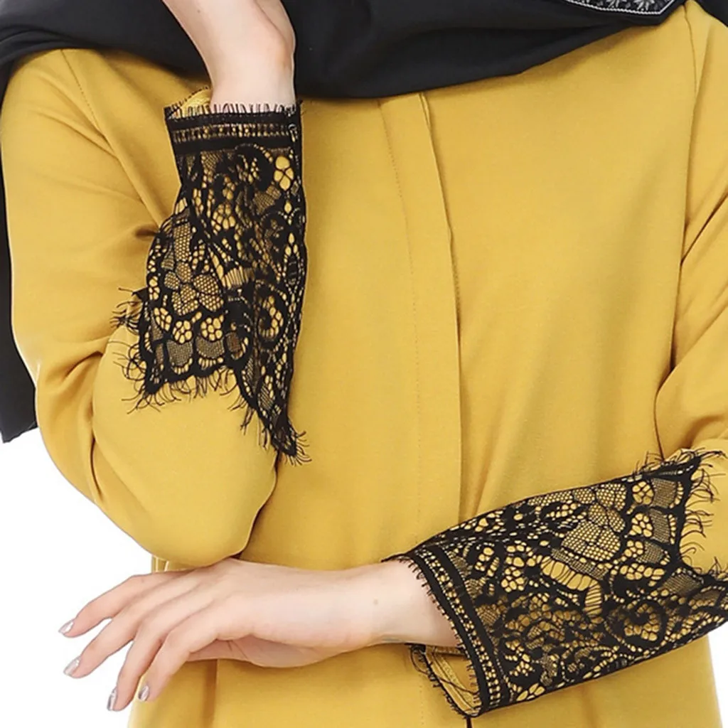 Дубай Кафтан платье мусульманские Вечерние abaya женщины Арабский мусульманский
