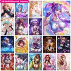 5D DIY сумка на молнии мультяшная девушка AB набор для алмазной живописи красочная Алмазная вышивка аниме Алмазная стена художник домашний декор