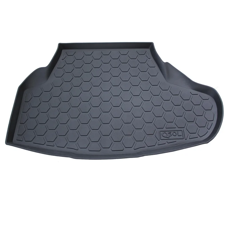 Специальный резиновый ТРВ Автомобильный багажник коврики для Audi Q50L прочный