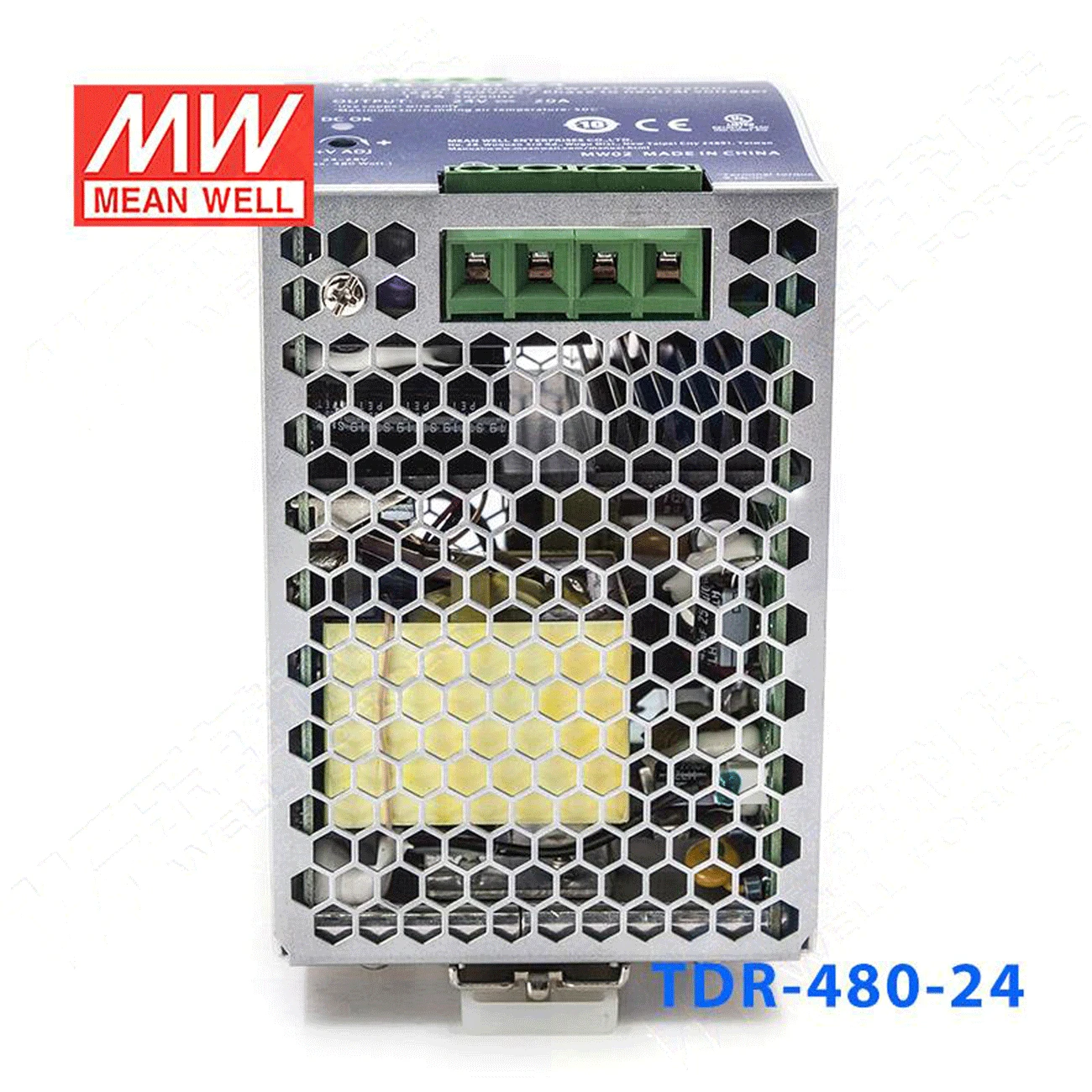 MEAN WELL TDR 480 24 Вт 24V20A три в тонкую din рейку Монтажная Средняя мощность|din rail power|din