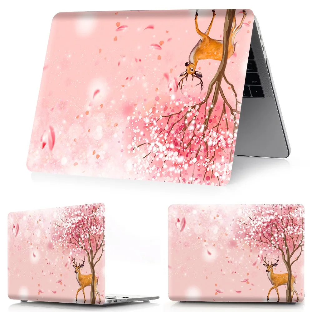 Чехол для ноутбука MacBook Air Pro retina 11 12 13 15 для Mac book Pro 13,3 15,4 дюймов с сенсорной панелью ID A2159+ крышка клавиатуры