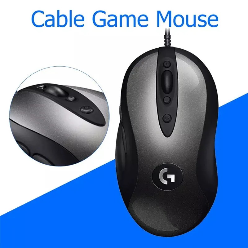 Logitech MX518 легендарная Классическая игровая мышь 16000 точек/дюйм с датчиком HERO для ПК