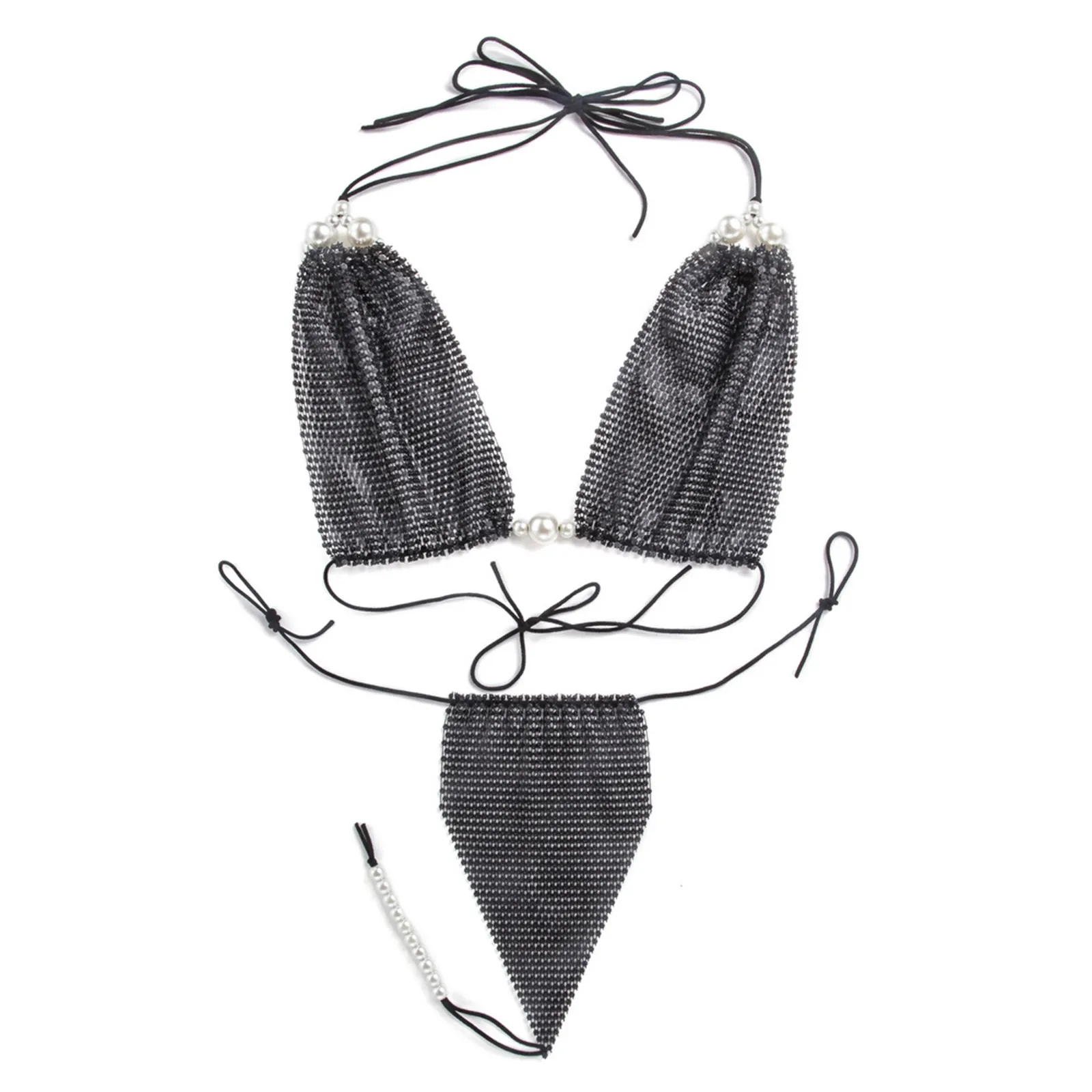 

Women Sexy Lingerie Set Bandeau Bandage Bikini Set Push-up Brazilian Rhinetone Underwear Suit Sexy Things Female Underwear Set