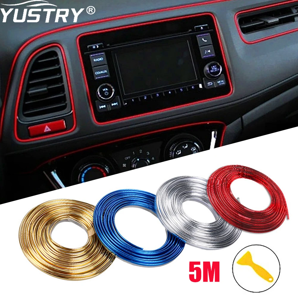 Универсальные автомобильные молдинговые полосы 5 м своими руками интерьерная