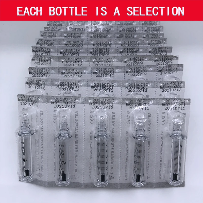 0 3 мл Стерильная ампульная головка одноразовый шприц для гиалуроновой ручки