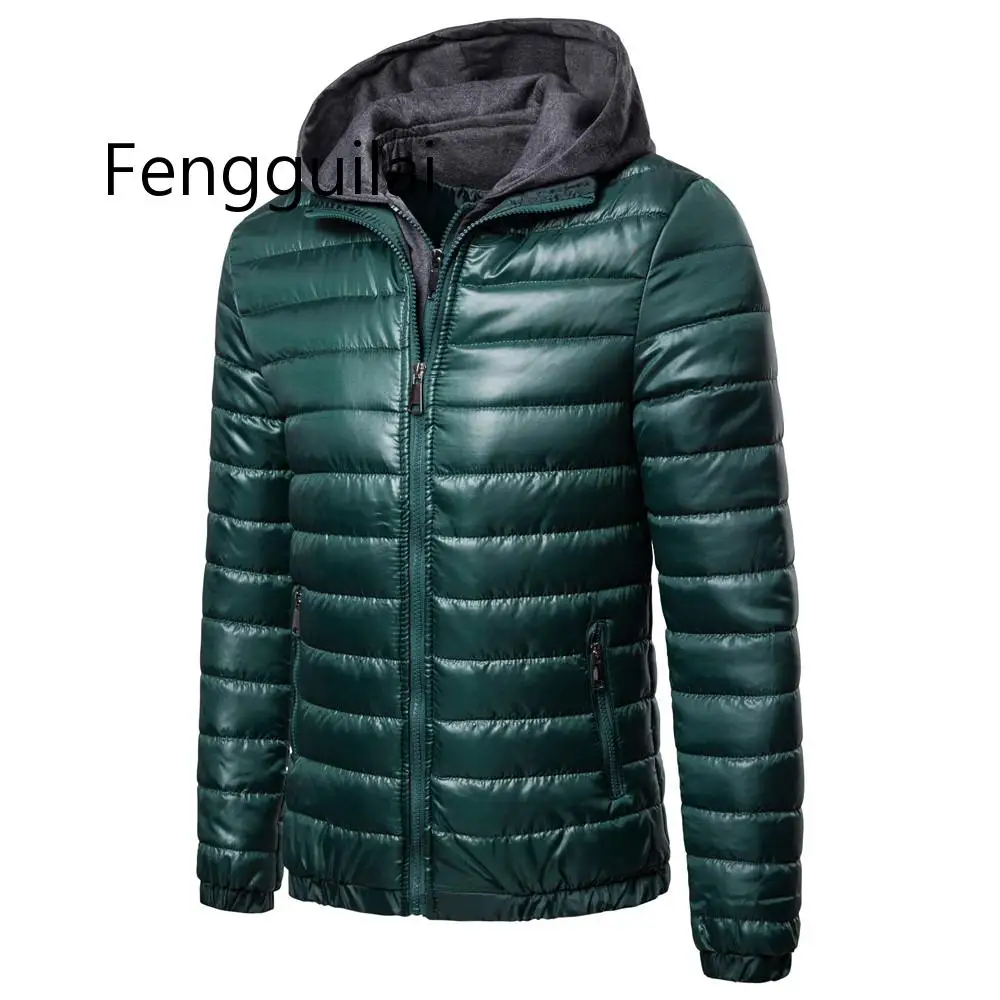 

2019 NEW Outwear Winter Jacket Men Ultralight Cotton Down Lightweight Overcoats Fashion Classic Coats Men Plus Size