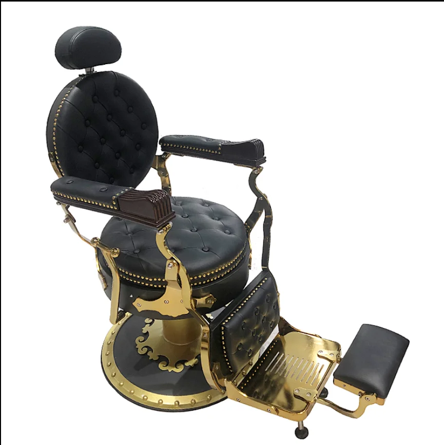 

Vintage barber chair red haircut barber shop chairs hair salon special lift reclining chair salon furniture