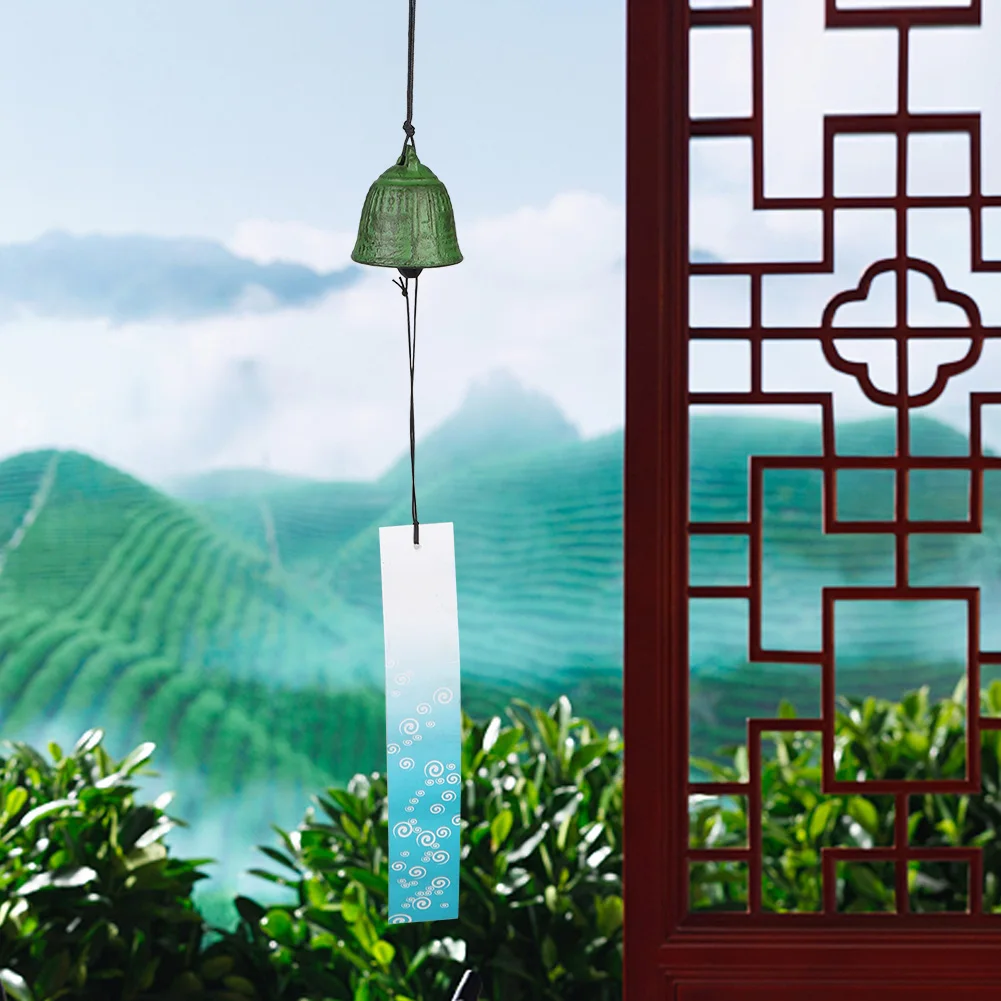 Японский Намбу чугунный наружный ветряной колокольчик Фурин колокол