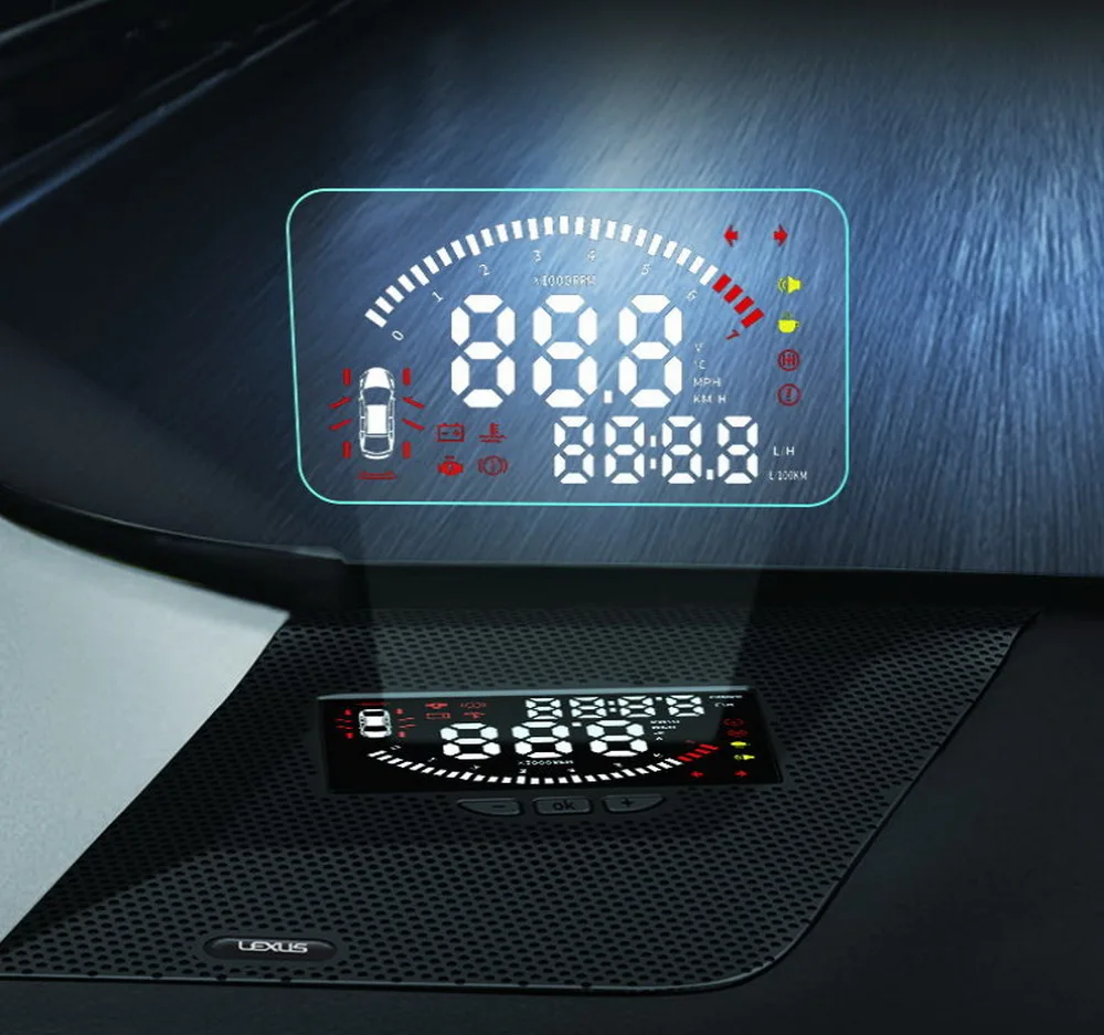 Liandlee автомобильный HUD Дисплей для Lexus NX~ безопасный экран для вождения полнофункциональный OBD проектор лобовое стекло