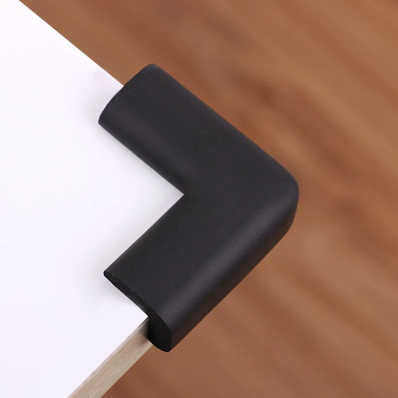 Esquina de protecci&oacute;n para ni&ntilde;os de 55x55mm, escritorio de mesa suave, esquina de seguridad para beb&eacute;s, protectores de bordes de seguridad para beb&eacute;s, 8 unids/lote-2