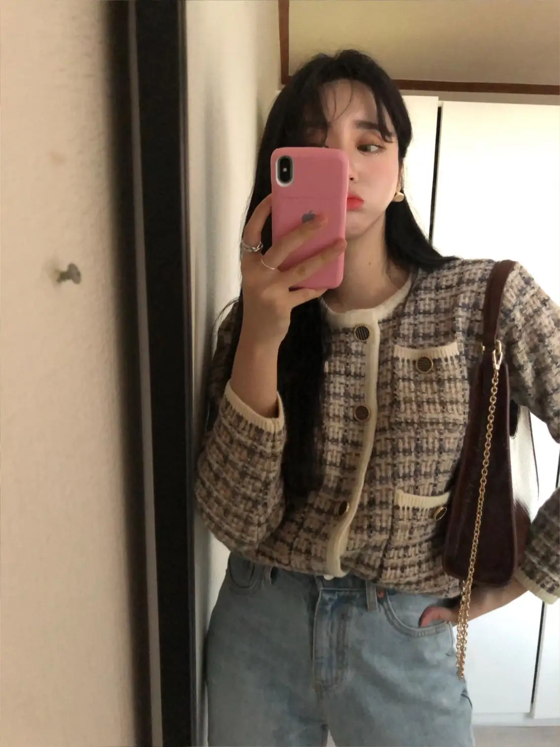 Women Cardigans Sweater Knitwear Single Breasted Casual Knit Cardigan Outwear Winter Jacket Coat