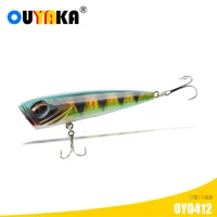 popper fishing accessories lure weight 14g 8cm floating isca artificial pesca accesorios mar equipment wobblers pike fish leurre