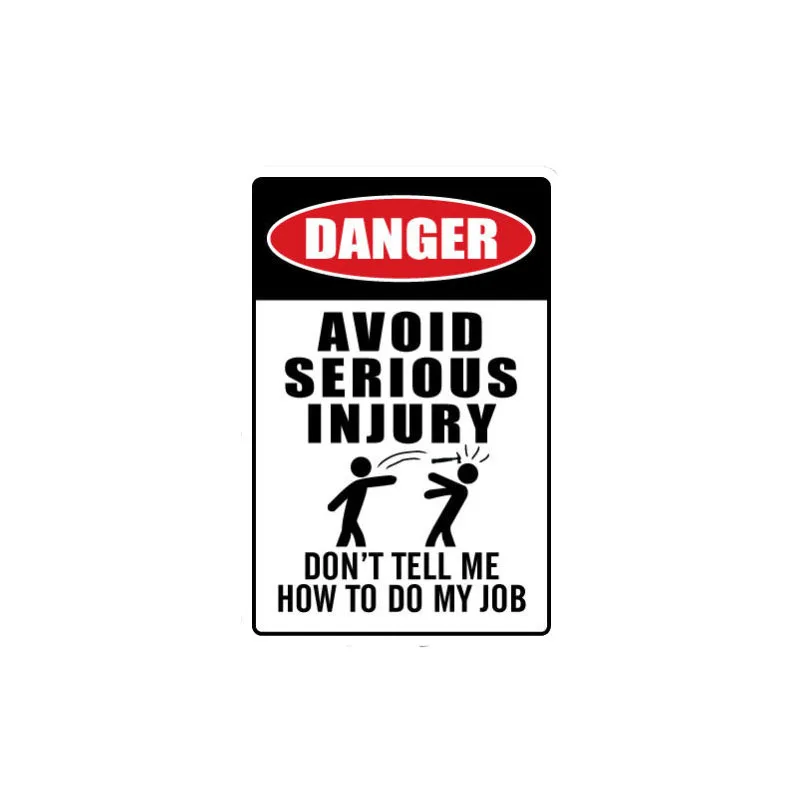 Aliauto Creative Car Stikcer Avoid Serious Injury Danger Accessories PVC Decal for Mitsubishi Lada Kia Mazda 3 11cm*7cm | Автомобили и