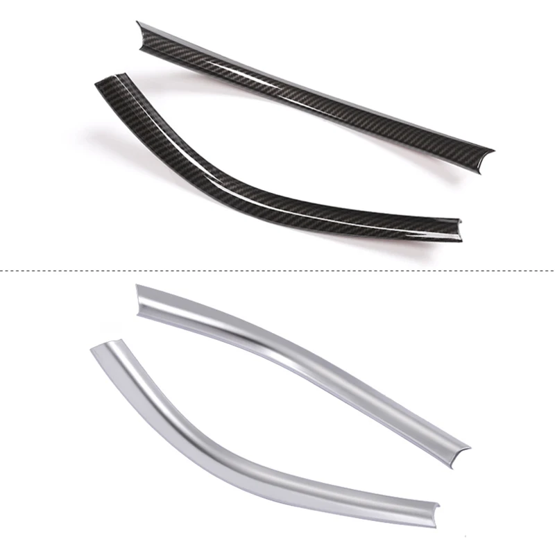 2 шт. панель управления салона автомобиля боковые полоски накладка наклейка для