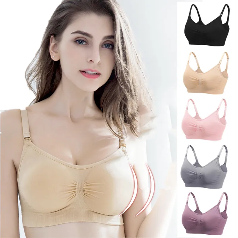 

Maternity Nursing Bra Breastfeeding Bras Prevent Sagging for Pregnant Women Underwear Clothes Breast Feeding sujetador lactancia